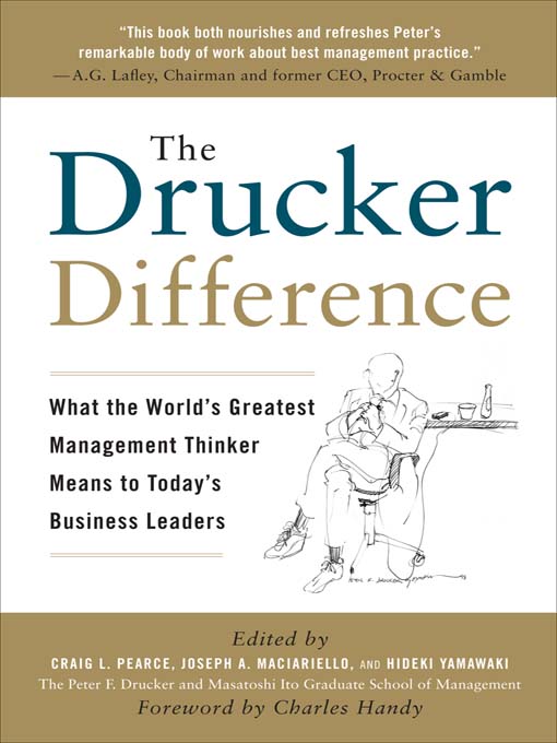 Title details for The Drucker Difference by Craig L. Pearce - Available